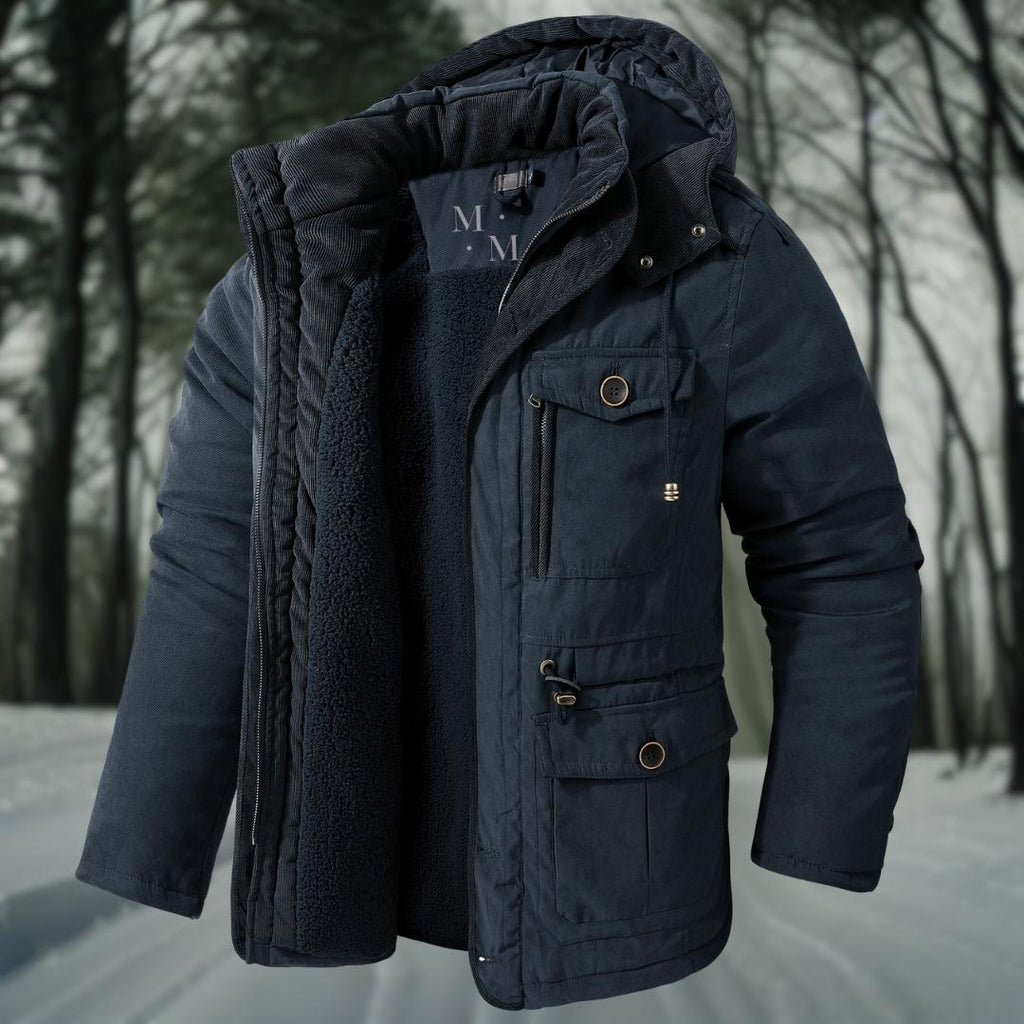 Men’s Hooded Jacket – Waterproof – Structured Fit – Outdoor Casual Layer