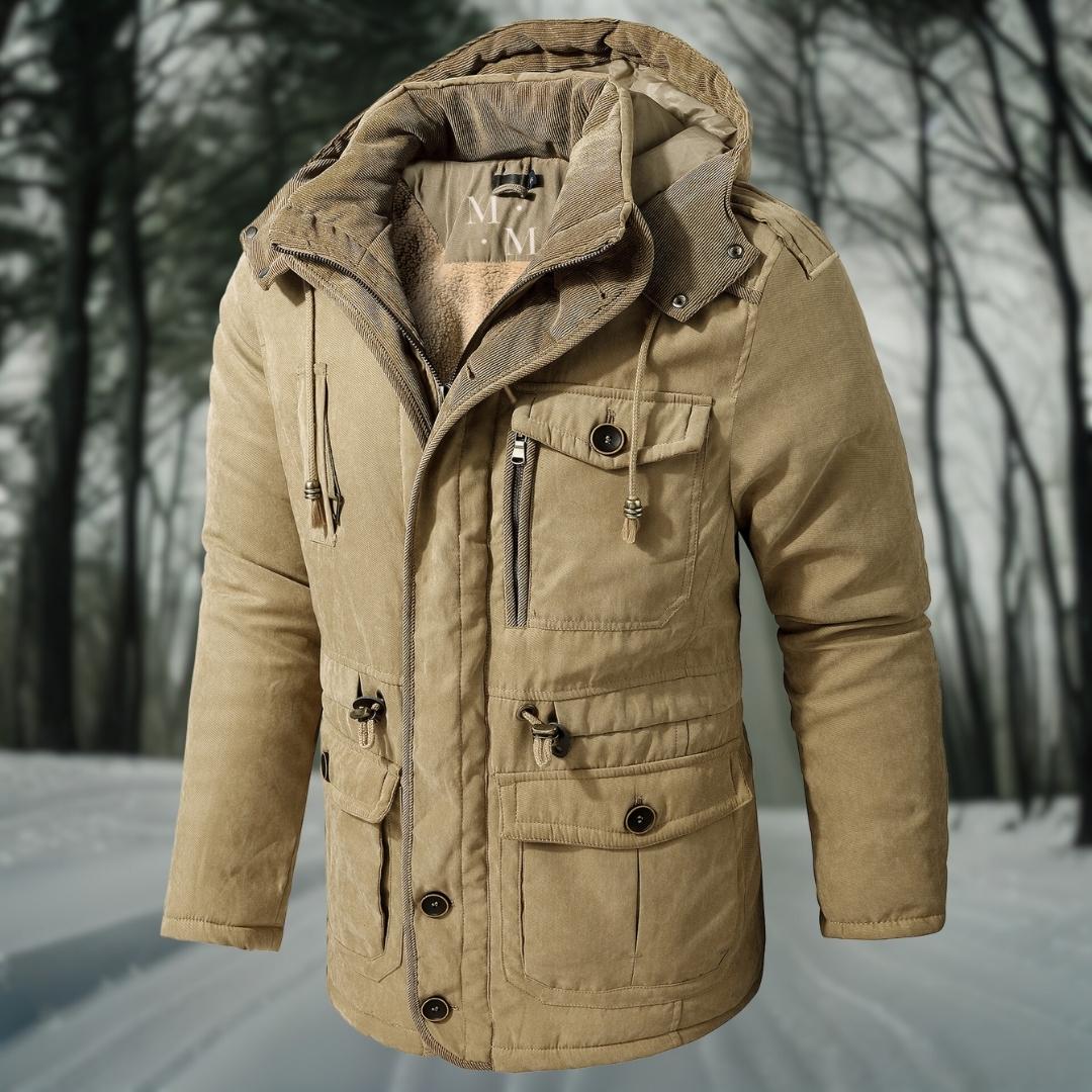 Men’s Hooded Jacket – Waterproof – Structured Fit – Outdoor Casual Layer