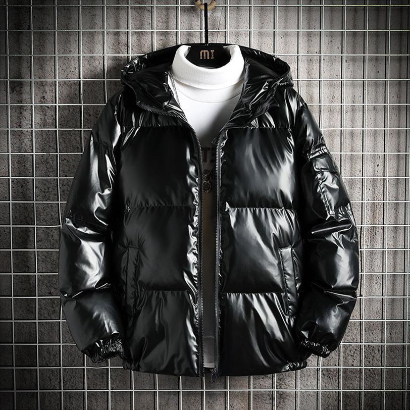 Men’s Puffer Coat – Oversized Fit – Quilted – Water-Resistant – Hooded – Zip Front