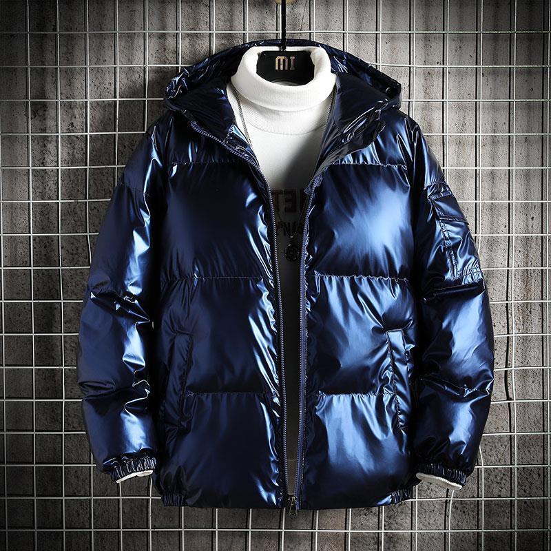 Men’s Puffer Coat – Oversized Fit – Quilted – Water-Resistant – Hooded – Zip Front