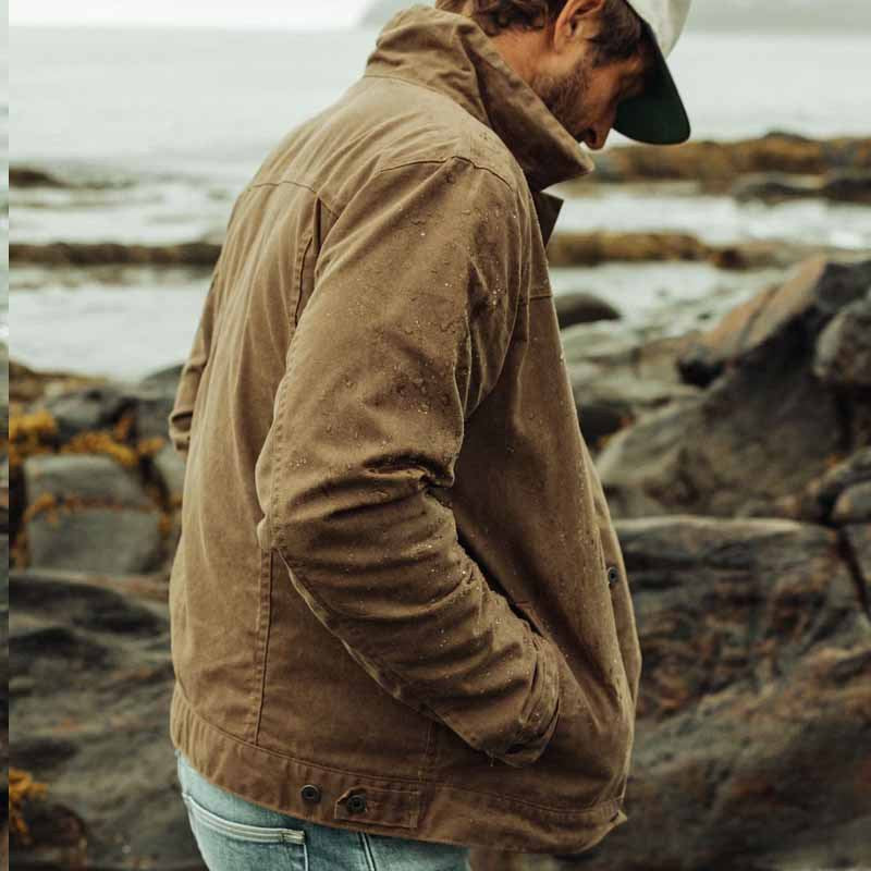 Men's Utility Jacket - Heavyweight - Relaxed Fit - Button Front