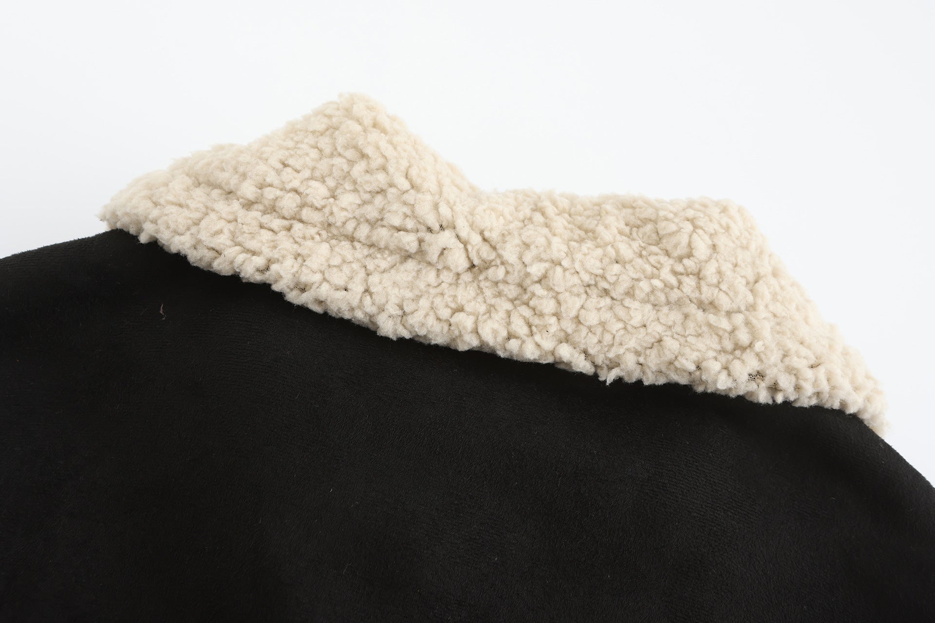 Turn-down collar winter jacket for men