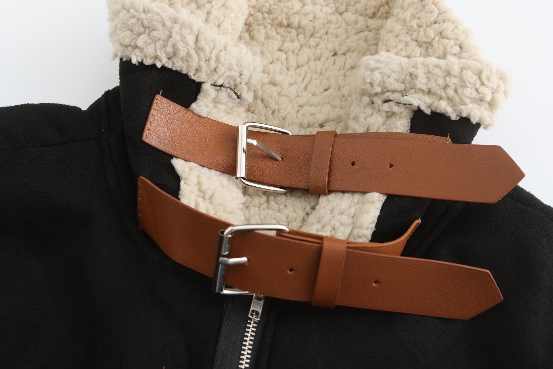 Turn-down collar winter jacket for men