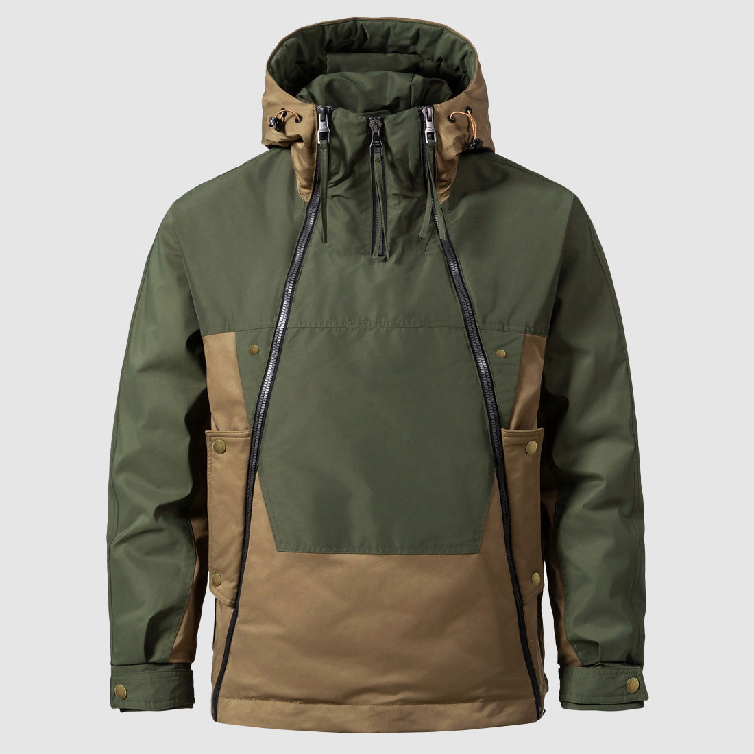 Men’s Jacket – Regular Fit – Hooded Windproof Water-Resistant Outdoor Wear