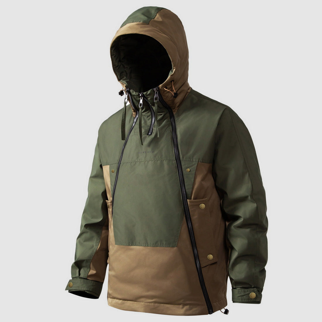 Men’s Jacket – Regular Fit – Hooded Windproof Water-Resistant Outdoor Wear