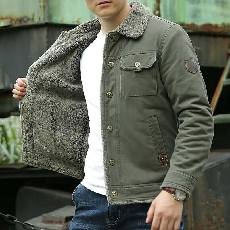 Thermofly Men's Winter Jacket - Lightweight, Breathable, Waterproof, Sustainable Design