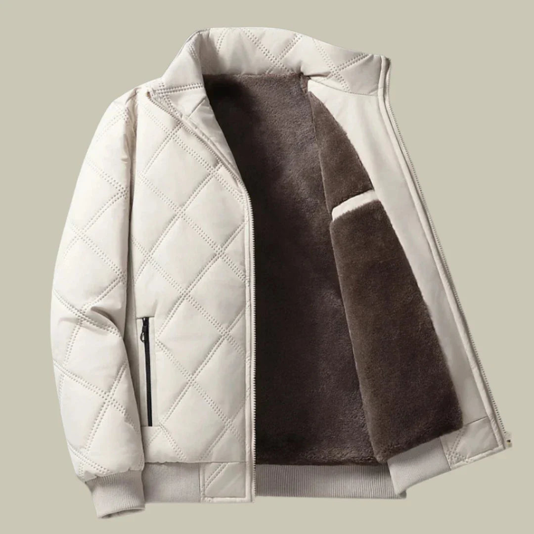 Men’s Puffer Jacket – Insulated Quilted Design – Water-Resistant Regular Fit