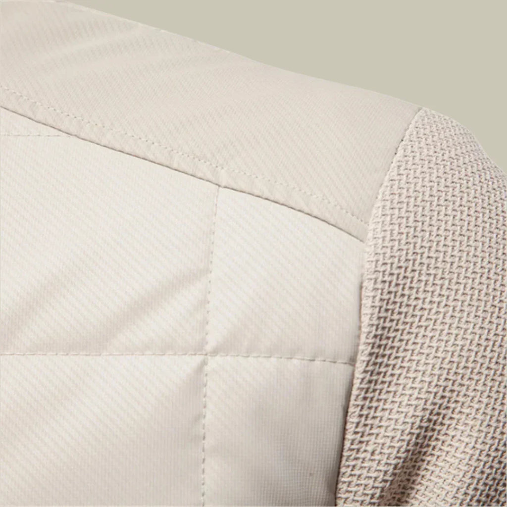 Men’s Jacket – Regular Fit – Quilted Body – Ribbed Cuffs – Stand Collar – Casual Wear