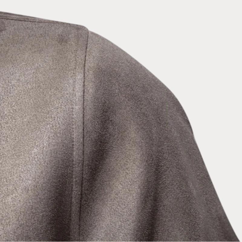 Men’s Bomber Jacket –  Regular Fit – Snap Button – Ribbed Trim