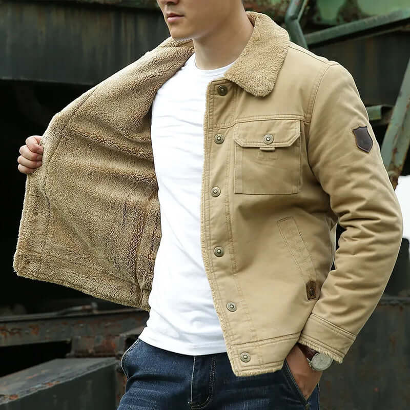 Thermofly Men's Winter Jacket - Lightweight, Breathable, Waterproof, Sustainable Design