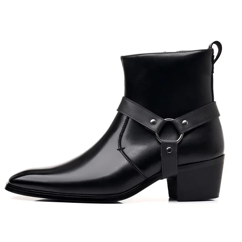 Men's Premium Chelsea Cowboy Boots Leather Stylish Design