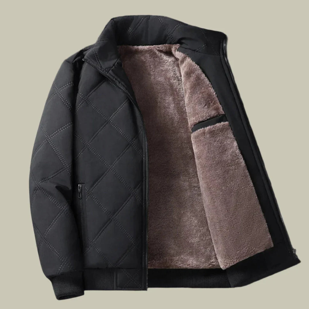 Men’s Puffer Jacket – Insulated Quilted Design – Water-Resistant Regular Fit