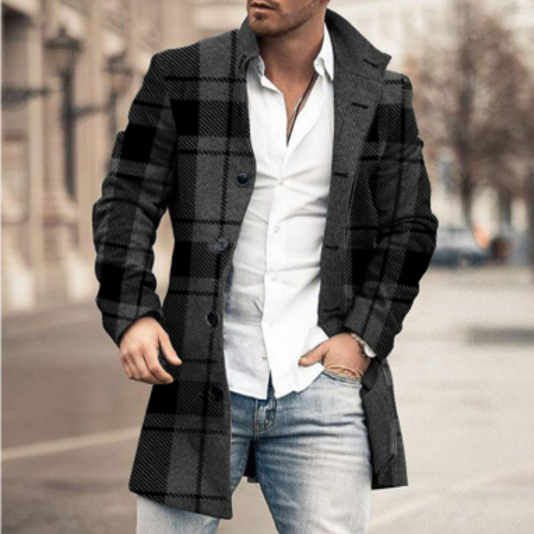 Elegant overcoat for men
