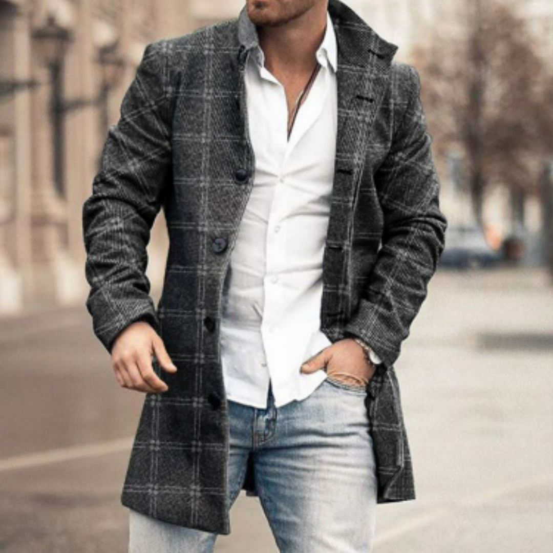 Elegant overcoat for men
