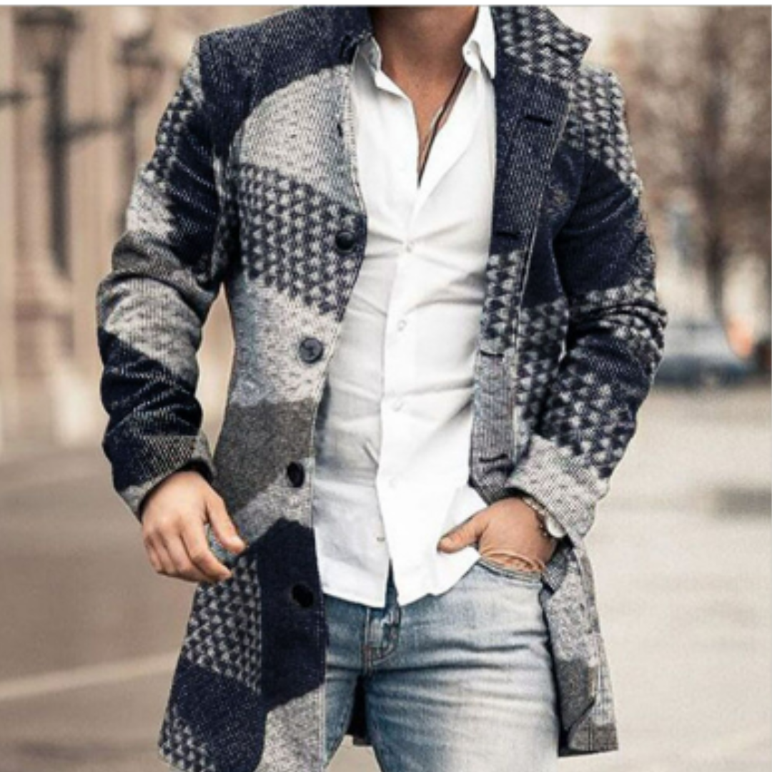 Elegant overcoat for men
