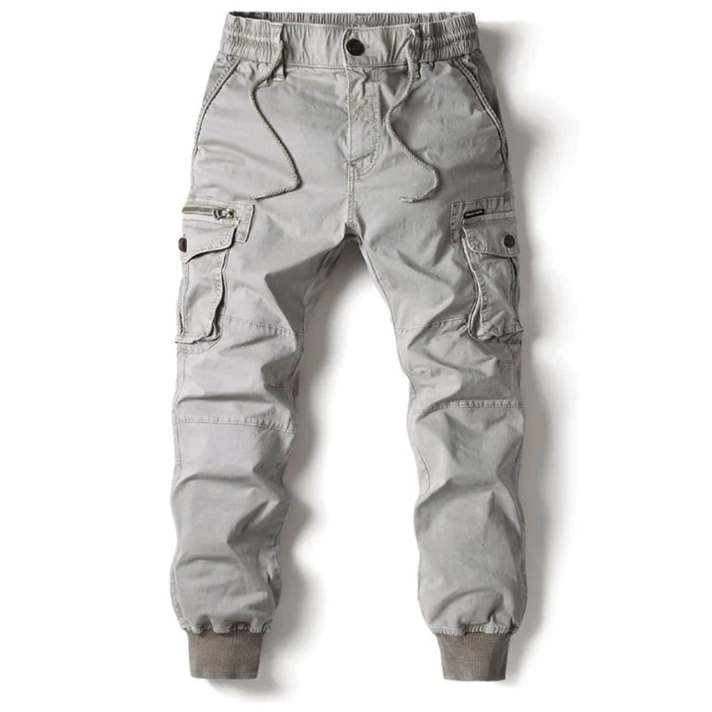 Men’s Cargo Jogger Pants - Relaxed Fit - Elastic Waist - Multiple Pockets