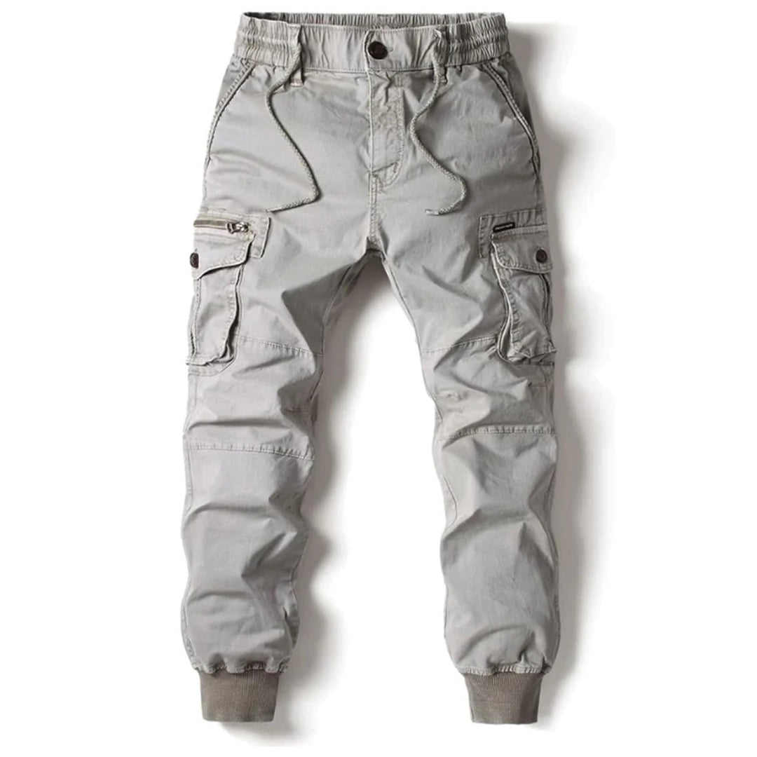 Men’s Cargo Jogger Pants - Relaxed Fit - Elastic Waist - Multiple Pockets