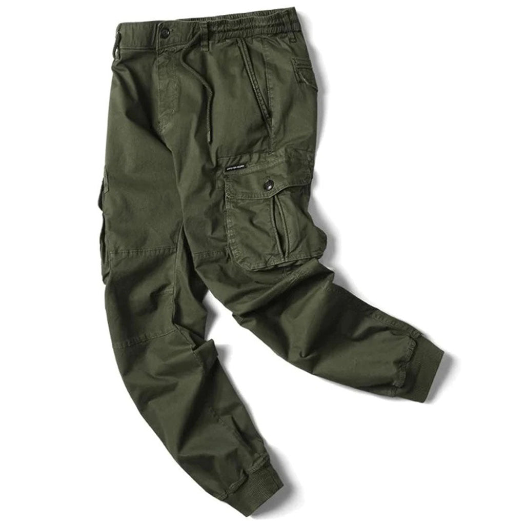 Men’s Cargo Jogger Pants - Relaxed Fit - Elastic Waist - Multiple Pockets
