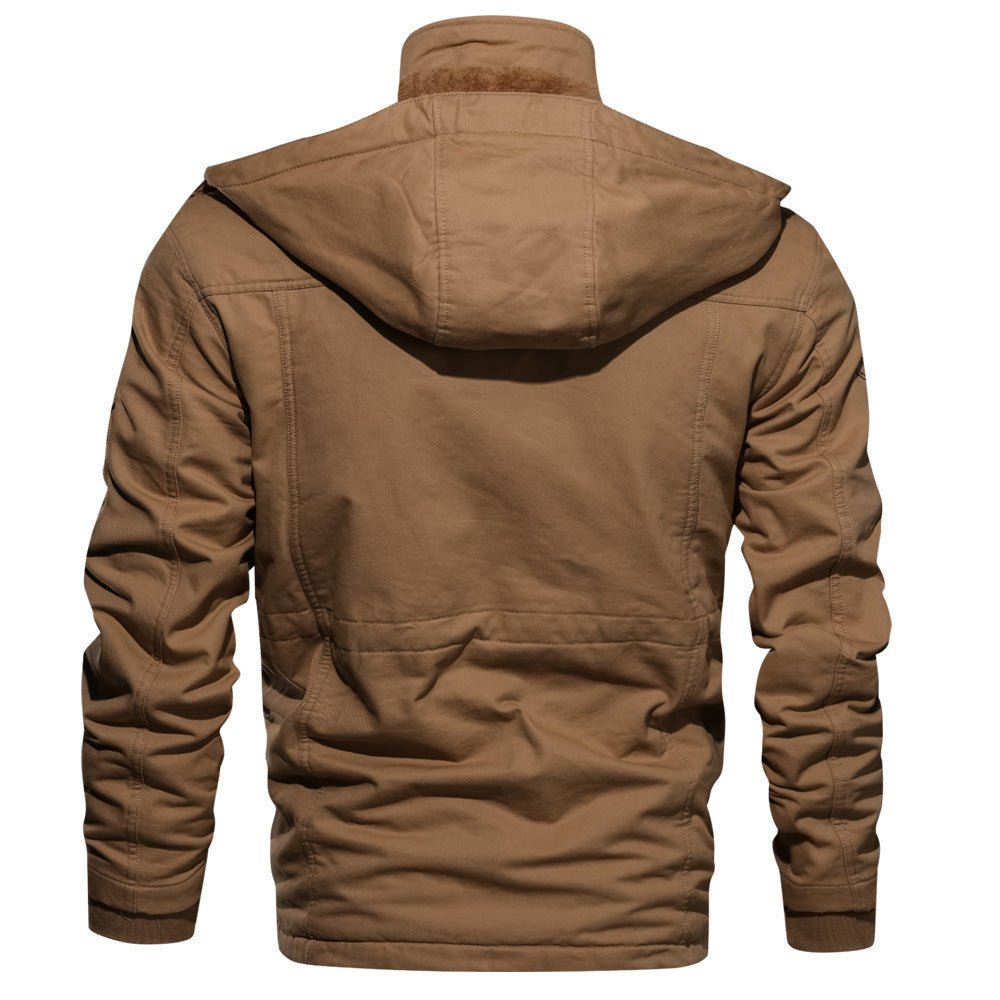 Men’s Utility Winter Jacket - Water-Resistant - Multiple Pockets
