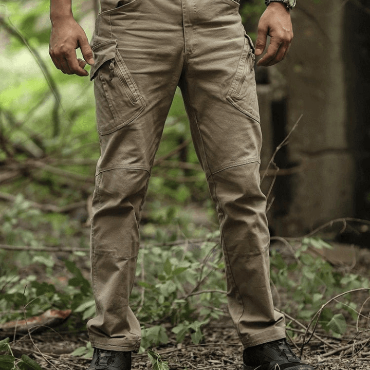 Men's Cargo Pants – Relaxed Fit – Tactical Pockets – Reinforced Seams – Full Length
