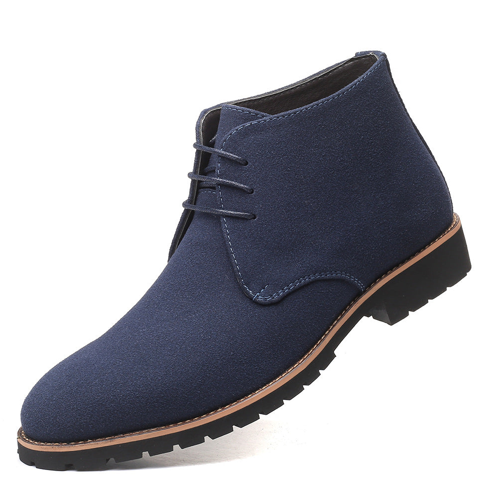 Men’s Chukka Boots – Mid Ankle – Minimalist Design – Lace-Up Smart Casual