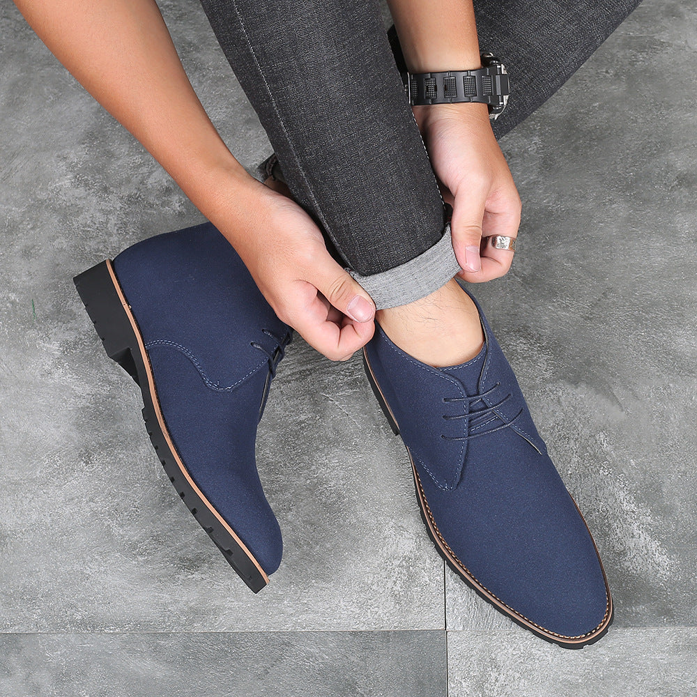 Men’s Chukka Boots – Mid Ankle – Minimalist Design – Lace-Up Smart Casual