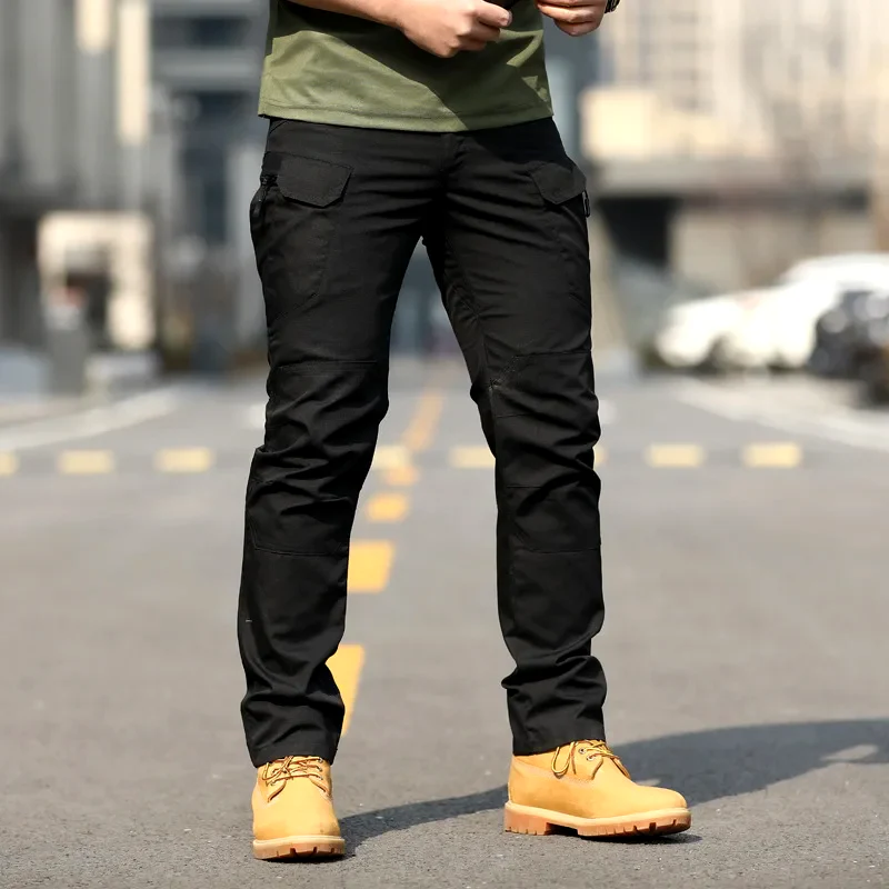 Men’s Cargo Pants – Relaxed Fit – Cotton Fabric – Straight Leg – Utility Pockets