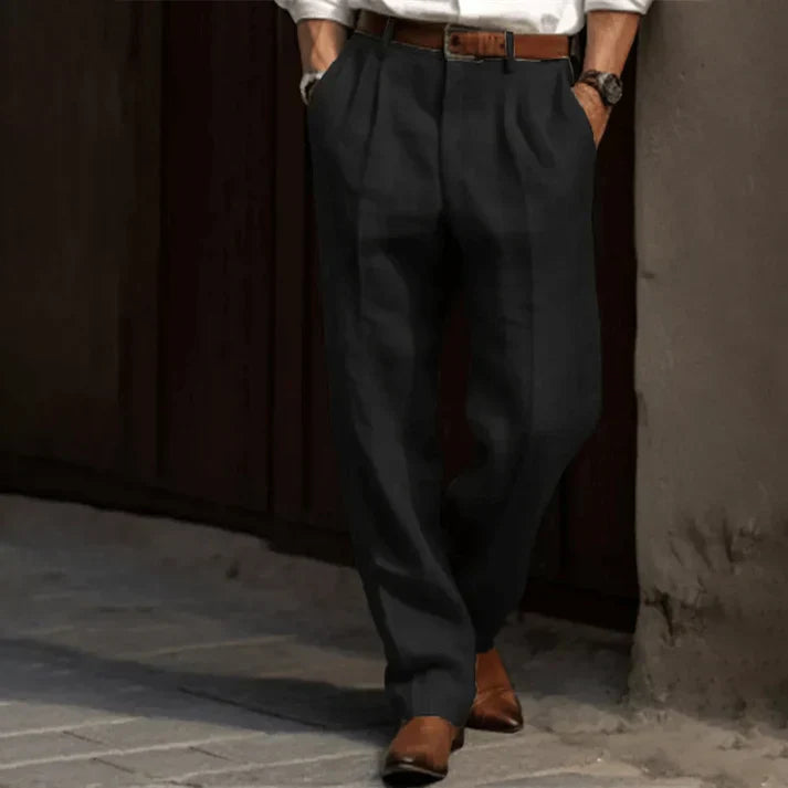 Vintage Men's Tailored Trousers | Comfortable Slim Fit | All-Season Style