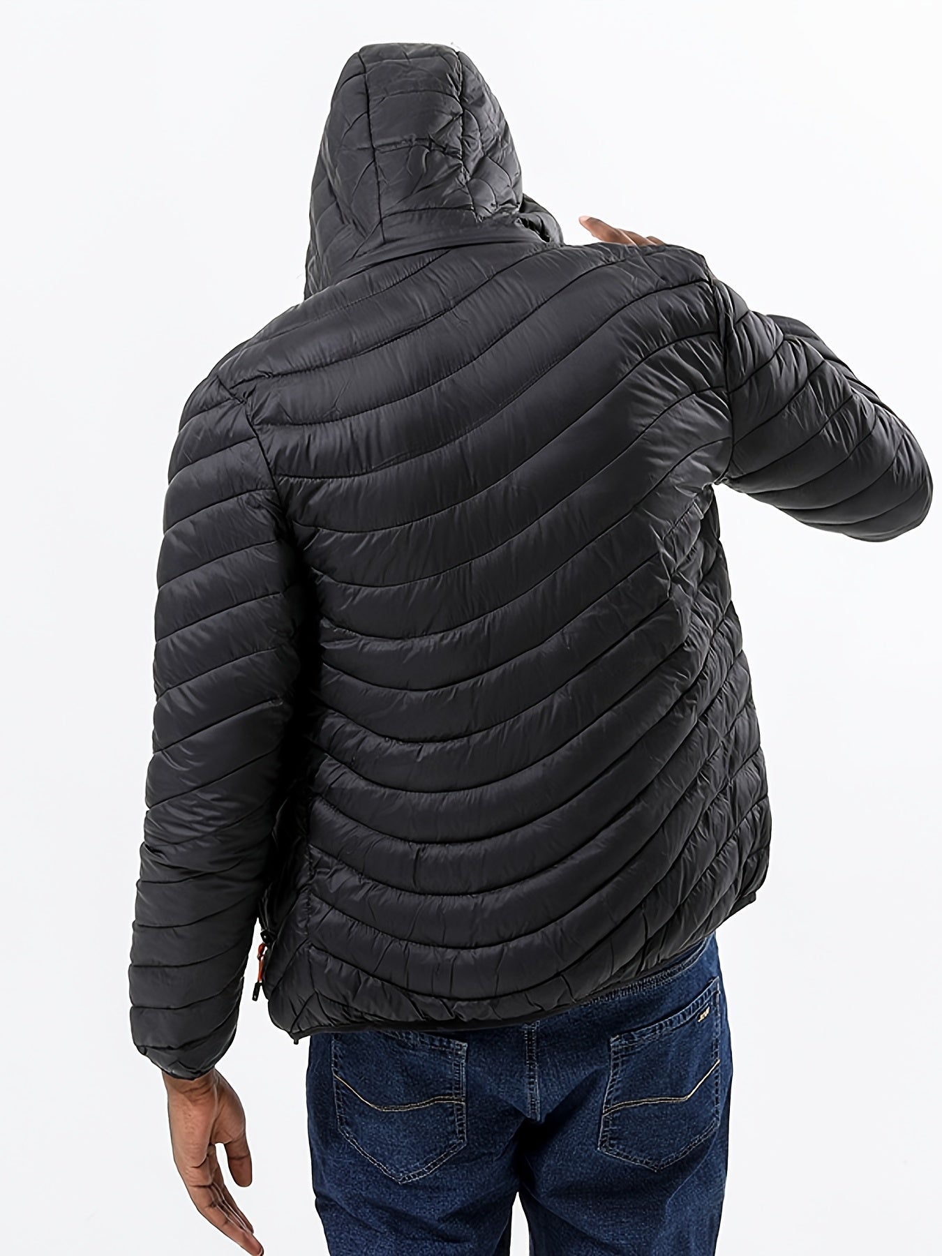 Men’s Puffer Jacket - Thick Insulated Warmth - Water-Resistant - Full Zip Hooded Outerwear
