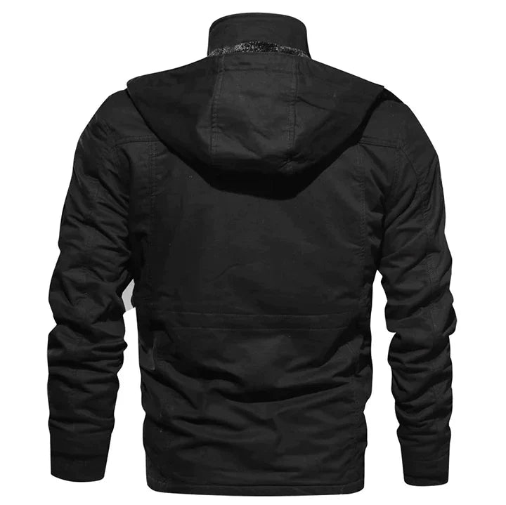 Men’s Utility Winter Jacket - Water-Resistant - Multiple Pockets