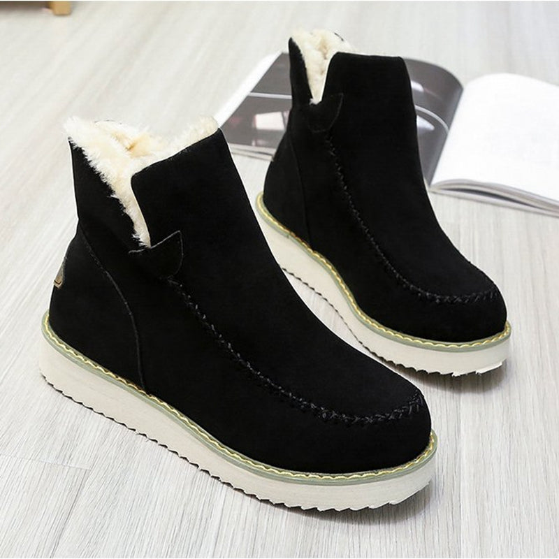 Women's Ankle Boots - Lace-Up Design - Warm Lined Comfort Wear